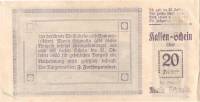 (№1920) Банкнота Австрия 1920 год "20 Heller"
