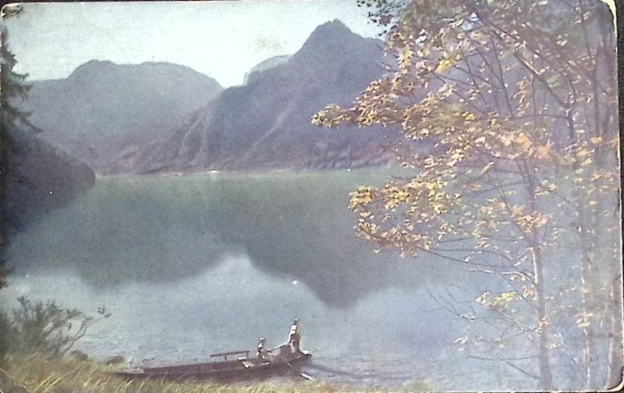 1914-год  Почтовая карточка  Berchtesgaden   ,  