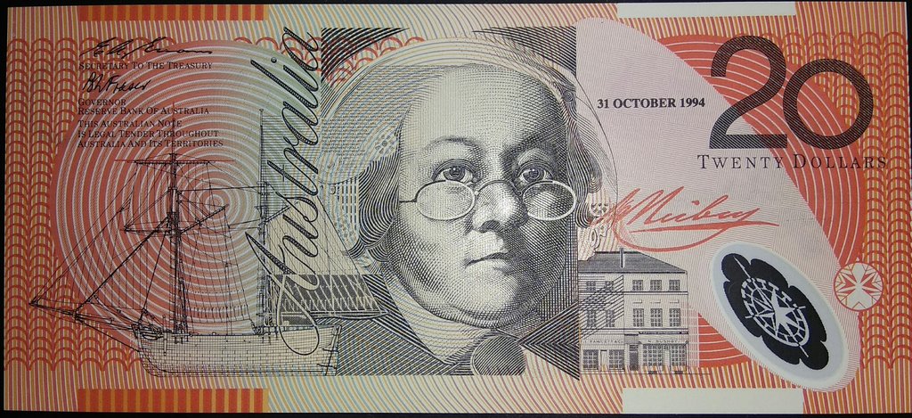 (№1994P-CS53) Банкнота Австралия 1994 год &quot;20 Dollars&quot;