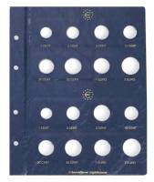 Листы нейтральные для наборов монет Евро. Упаковка (2 шт.).  Leuchtturm, #315537