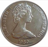() Монета Соломоновы Острова 1979 год 10  ""    AU
