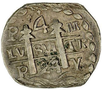 (№1824km16.2) Монета Гондурас 1824 год 4 Reales