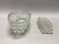 Салатник и пепельница хрусталь