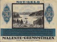 (№1920) Банкнота Германия 1920 год "50 Pfennig"