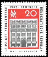 (1962-049) Марка Германия (ГДР) "Медлер-Пассаж"    Ярмарка, Лейпциг II Θ
