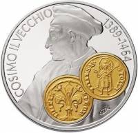 (№2001km52) Монета Ниделандские Антильские острова 2001 год 10 Gulden (Козимо де)