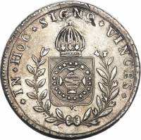 (№1833km388) Монета Бразилия 1833 год 80 Reacute;is