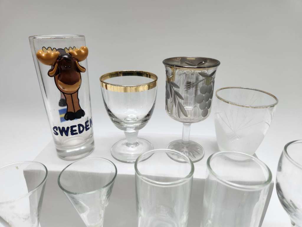 Рюмки Стопки разные 22 штуки