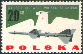(1963-063) Марка Польша &quot;Солдаты&quot; , II O