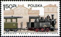 (1978-008) Марка Польша "Паровой локомотив (1907)"    Локомотивы III O