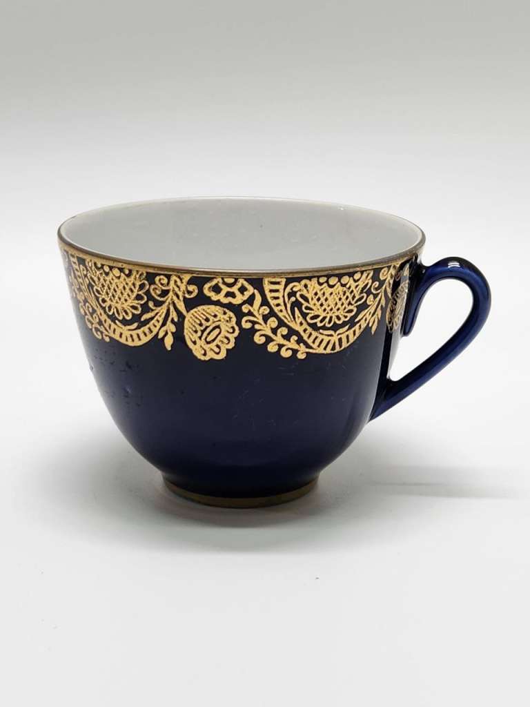 Чашка ЛФЗ кобальт позолота 