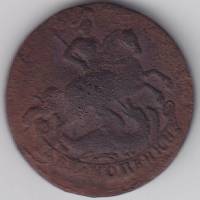(1760, гурт сетчатый) Монета Россия 1760 год 2 копейки  Номинал под гербом  F