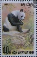 (1991-004) Марка Северная Корея "Большая панда (4)"   Выставка ФИЛАНИППОН-91, Токио III Θ