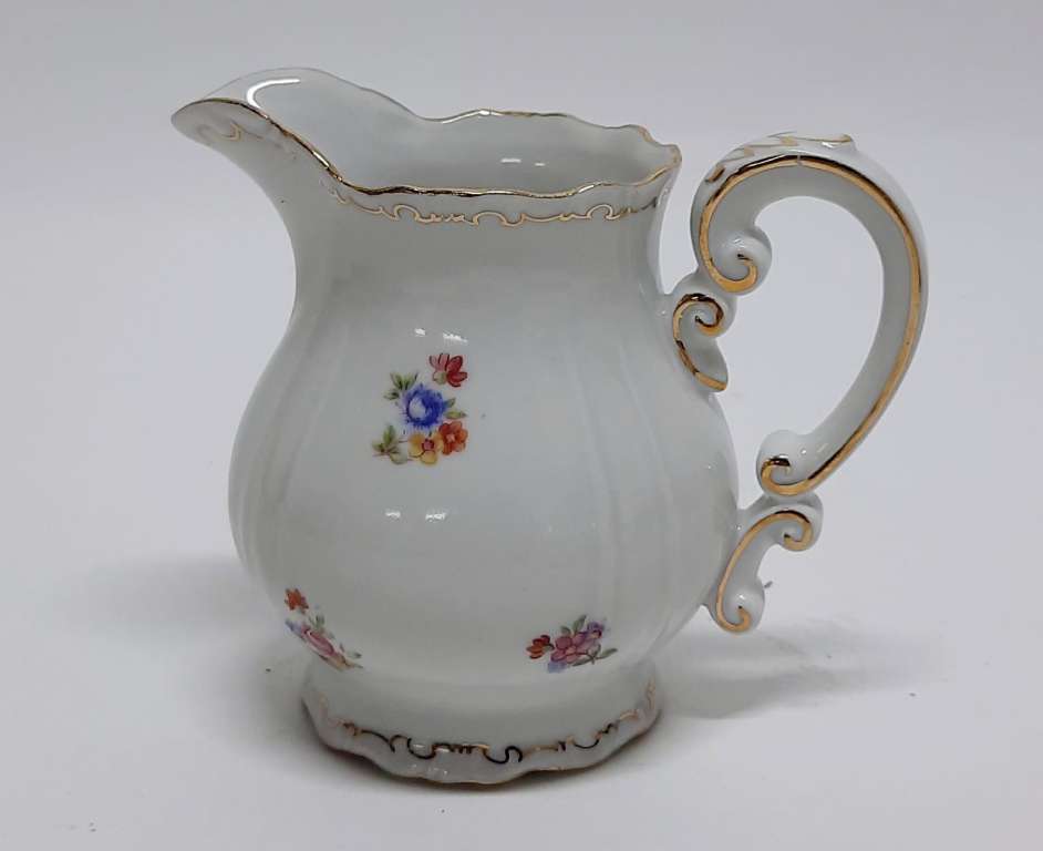 Чайный сервиз "Мейсенские цветы", 3 предмета, фарфор, Германия (сост. на фото)