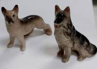Набор миниатюр "Овчарки", керамика, 2 шт (сост. на фото)