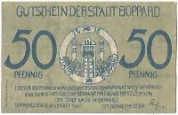 (№1920) Банкнота Германия 1920 год "50 Pfennig"