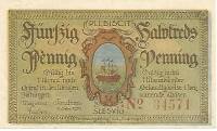 (№1920) Банкнота Германия 1920 год "50 Pfennig"
