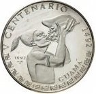 () Монета Куба 1992 год 3000  ""   Биметалл (Серебро - Ниобиум)  UNC