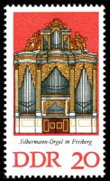 (1976-006) Марка Германия (ГДР) "Фрайберг"    Органы Зильбермана III Θ