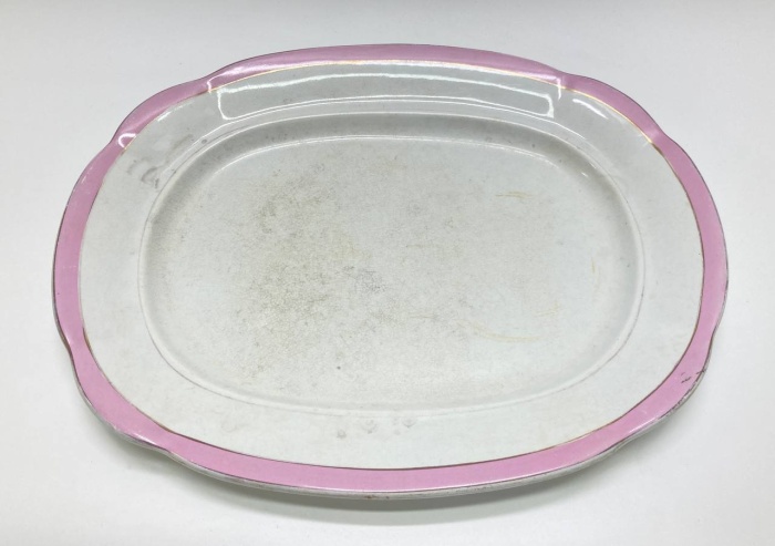 Блюдо, фарфор, Кузнецов, Российская Империя