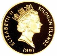() Монета Соломоновы Острова 1991 год 10  ""    AU