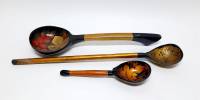 Набор деревянных ложек, 3 шт. (сост. на фото)