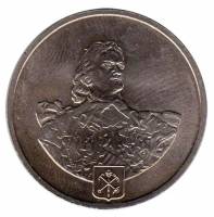 2009 спмд Жетон Россия 2009 год Пётр I Санкт-Петербург Монетный двор  Медь-Никель  UNC