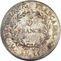(№1802km650) Монета Франция 1802 год 5 Francs (А, Д, К, Л, МА, Q, Т)