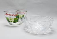 Салатник стекло 2 шт Любимый сад