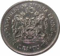 (№1978km34) Монета Сьерра-Леоне 1978 год 10 Cents