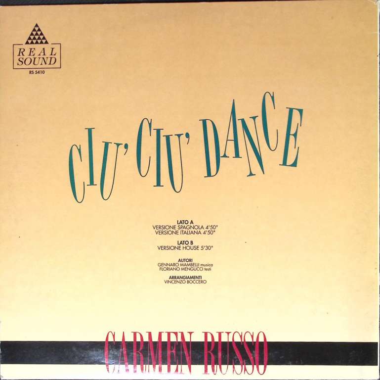 Пластинка виниловая , Clu` Clu` dance Мелодия 300 мм. (Сост. отл.)