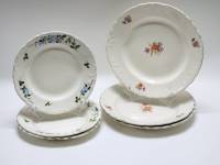 Тарелки 6 штук Бакинский фарфоровый завод рельеф 1957-1958 гг.