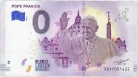 (2018) Банкнота Европа 2018 год 0 евро "Папа Франциск"   UNC