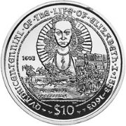 () Монета Британские Виргинские острова 2003 год 10 долларов ""   PROOF