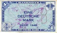 (№1948P-2c) Банкнота ФРГ 1948 год "1 Deutsche Mark"