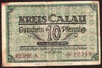 (№1918) Банкнота Германия 1918 год "10 Pfennig"