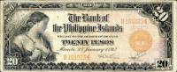 (,) Банкнота Филиппины 1912 год 20 песо    UNC