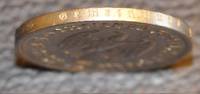 1935a Монета Германия 1935 год 5 марок  Биметалл (Серебро - Ниобиум)  UNC