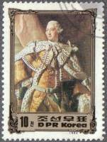 (1984-135) Марка Северная Корея "Король Англии Георг III"   Портреты правителей Европы III O