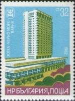 (1982-072) Марка Болгария "Отель "Черное море", Варна"   Отели III Θ