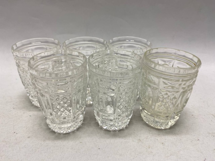 Стопки 6 шт хрусталь, СССР
