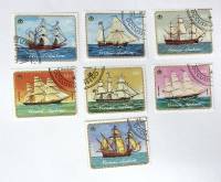 -- Набор марок Окусси 7 шт.  Гашёные , III Θ