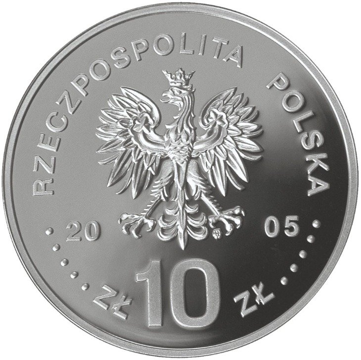 2005 Монета Польша 2005 год 10 злотых Станислав Август Понятовский  Серебро Ag 925  PROOF