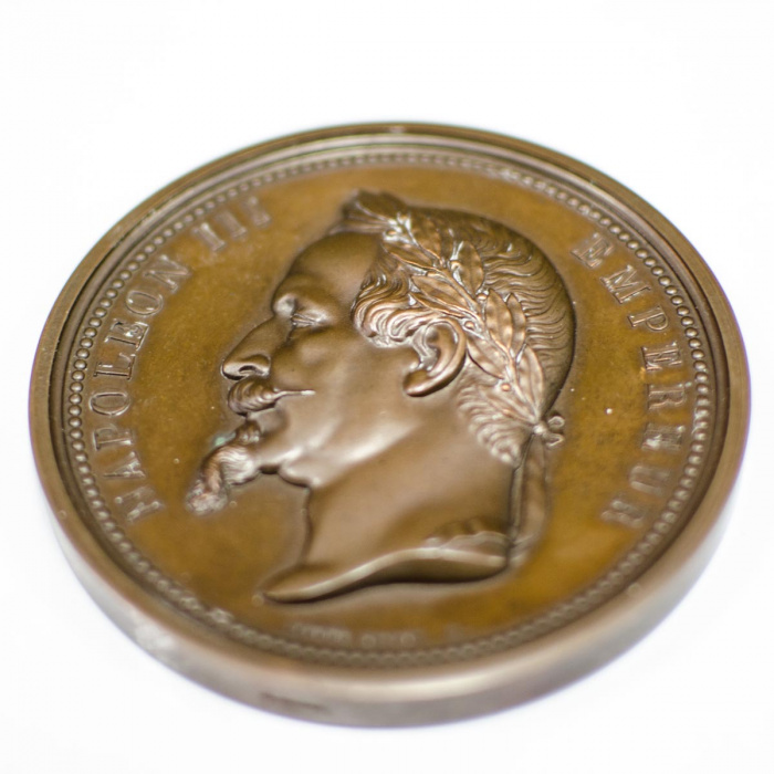 () Монета Франция 1866 год   &quot;&quot;   Серебрение  UNC