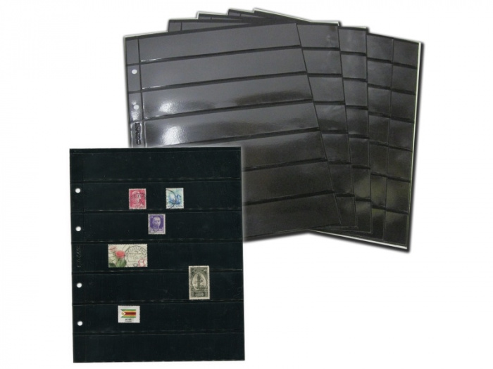 Листы для марок и бон КЛЧБ-7(2), на 14 ячеек, 5 шт. Россия, #0031979