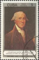 (1982-088) Марка Куба "Дж. Вашингтон"    250 лет со днчя рождения Дж. Вашингтона III Θ