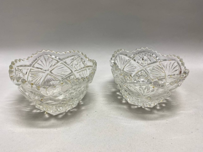 Салатник хрусталь 2 шт СССР