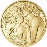 (016) Монета Австрия 2017 год 50 евро "Зигмунд Фрейд" 1. Памятные Золото Au 986  PROOF