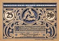 (№1920) Банкнота Германия 1920 год "25 Pfennig"
