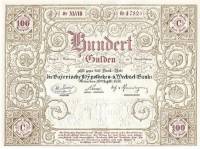 (№1850P-S161) Банкнота Германия 1850 год "100 Gulden"